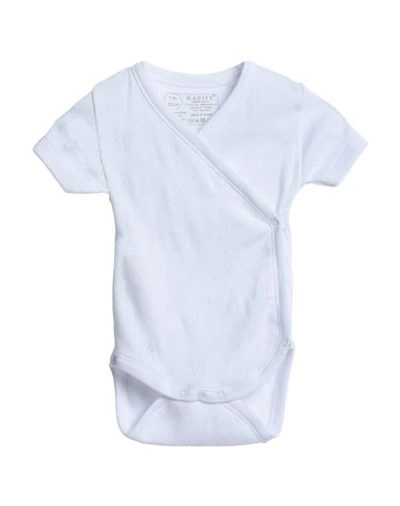 Rapife Newborn Girl Baby Bodysuit White Size 1 Cotton