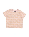 Cavalli Class Babies'  Toddler Boy T-shirt Light Pink Size 4 Cotton, Elastane
