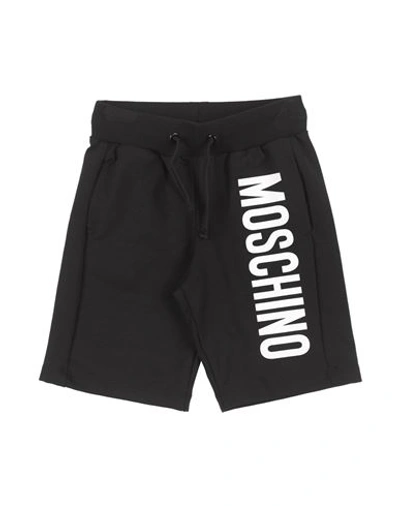Moschino Kid Babies'  Toddler Boy Shorts & Bermuda Shorts Black Size 6 Cotton, Elastane