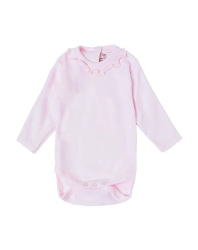 Rapife Newborn Girl Baby Bodysuit Light Pink Size 3 Cotton