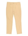 DONDUP DONDUP TODDLER GIRL PANTS BEIGE SIZE 3 COTTON, ELASTANE