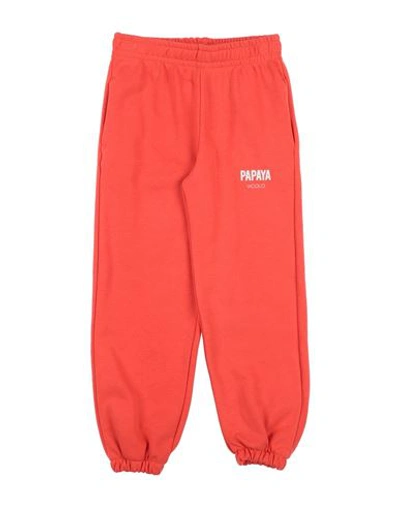 Vicolo Babies'  Toddler Girl Pants Orange Size 6 Cotton, Polyester