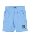 Cavalli Class Babies'  Junior Toddler Boy Shorts & Bermuda Shorts Sky Blue Size 6 Cotton, Elastane