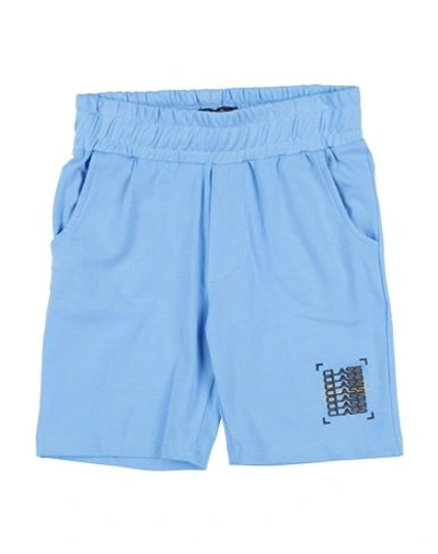 Cavalli Class Babies'  Toddler Boy Shorts & Bermuda Shorts Sky Blue Size 4 Cotton, Elastane