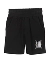 Cavalli Class Junior Toddler Boy Shorts & Bermuda Shorts Black Size 6 Cotton, Elastane In Black