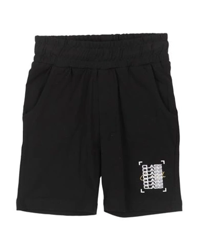 Cavalli Class Babies'  Toddler Boy Shorts & Bermuda Shorts Black Size 6 Cotton, Elastane