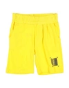 Cavalli Class Babies'  Junior Toddler Boy Shorts & Bermuda Shorts Yellow Size 6 Cotton, Elastane