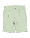 Daniele Alessandrini Babies'  Toddler Boy Shorts & Bermuda Shorts Light Green Size 4 Polyester, Viscose, Elas