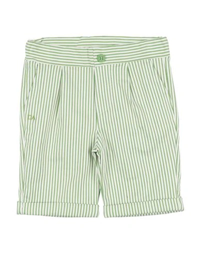 Daniele Alessandrini Babies'  Toddler Boy Shorts & Bermuda Shorts Light Green Size 4 Polyester, Viscose, Elas
