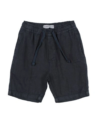 Manuel Ritz Babies'  Toddler Boy Shorts & Bermuda Shorts Midnight Blue Size 4 Cotton, Elastane
