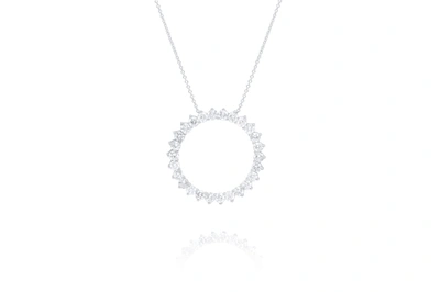 Diana M. Fine Jewelry 14k 1.30 Ct. Tw. Diamond Pendant Necklace In White