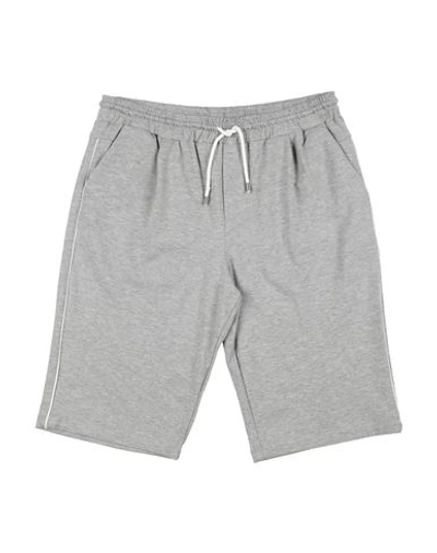 Bikkembergs Babies'  Toddler Boy Shorts & Bermuda Shorts Light Grey Size 4 Cotton, Elastic Fibres