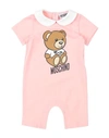 Moschino Baby Newborn Baby Jumpsuits & Overalls Pink Size 3 Cotton, Elastane