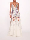 MARCHESA RIBBONS GOWN