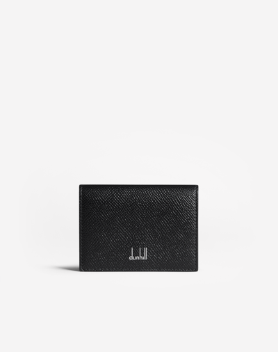 Dunhill Cadogan Trifold Wallet In Black