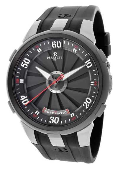 Perrelet Turbine Xl Automatic Black Dial Men's Watch A1050/1