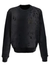 AMIRI MA LOGO SHOTGUN SWEATSHIRT BLACK