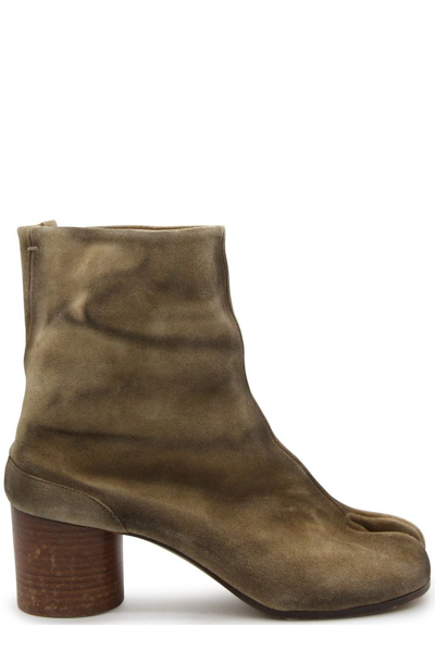 Maison Margiela Heeled Ankle Boots In Medal Bronze