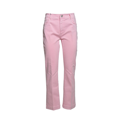 Sportmax Button Detailed Straight Leg Trousers In Fucsia