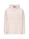 GIVENCHY GIVENCHY 4G EMBROIDERED DRAWSTRING HOODIE