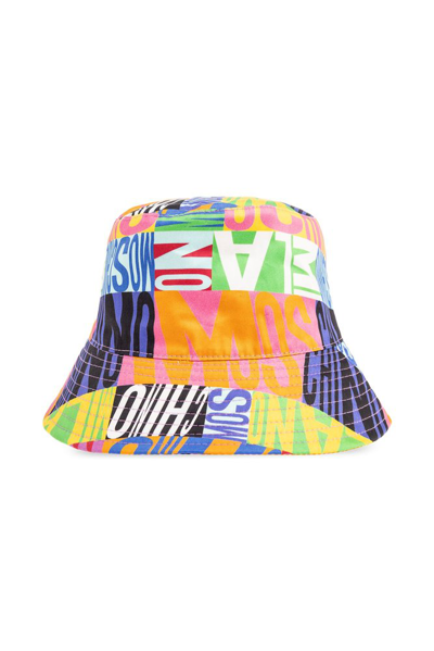 Moschino Graphic Printed Bucket Hat In Multi