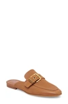 Dolce Vita Women's Santel Buckled Loafer Mules In Brown Leather