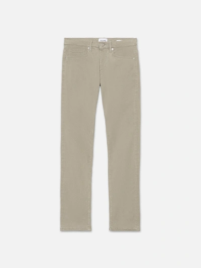 Frame L'homme Slim Brushed Twill Jeans In Neutrals