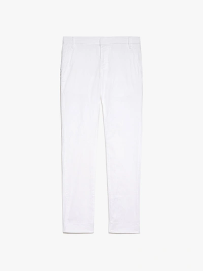 Frame Slim Chino White Canvas Denim