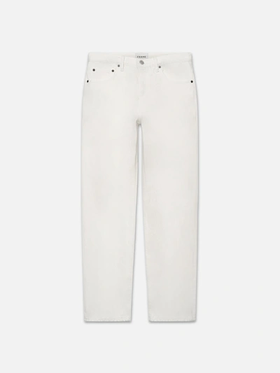 Frame The Straight Leg Jeans In Off White