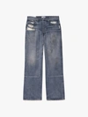 FRAME FRAME EXTRA WIDE LEG JEANS PATCHED