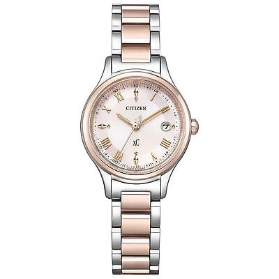 Pre-owned Citizen Xc Eco-drive Es9496-64w Hikari Collection Solor Radio Women Watch