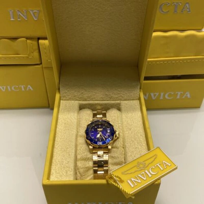 Pre-owned Invicta Women's 8944 Gold Stainless Steel Quartz Watch