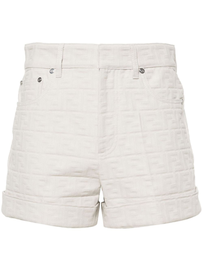 FENDI FENDI WOMEN FF DENIM SHORT