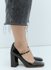 Gianvito Rossi Freeda Leather Heels In Black
