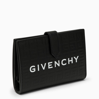 Givenchy Black Leather Card Holder With Logo Women