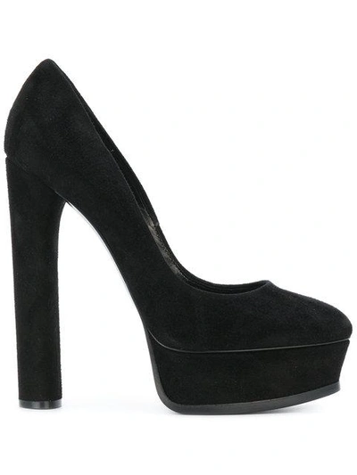 Casadei Classic Platform Pumps In Black