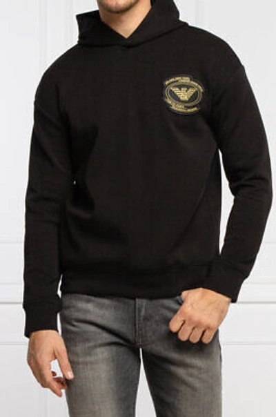 Pre-owned Emporio Armani Sweatshirt  Man Sz. S 6k1m721jhsz 999 Black