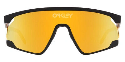 Pre-owned Oakley Oo9237 Sunglasses Matte Black / Prizm 24k Mirrored 100% Authentic
