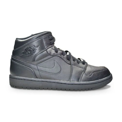Pre-owned Nike Mens  Air Jordan 1 Mid - 554724 093 - Black