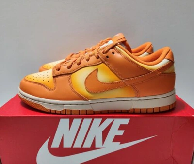 Pre-owned Nike Dunk Low Magma Orange 2022 Women's Shoes Sz 10 (dx2953-800)