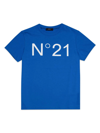 N°21 BLUE COTTON T-SHIRT