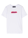Dsquared2 White T-shirt For Boy With Logo In Bianco