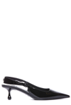 Jimmy Choo Nappa Leather Drop Heel Pumps In Black