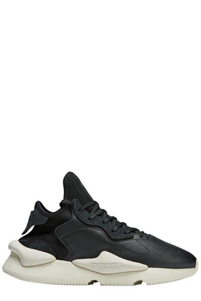 Y-3 PANELLED LACE-UP SNEAKERS SNEAKERS