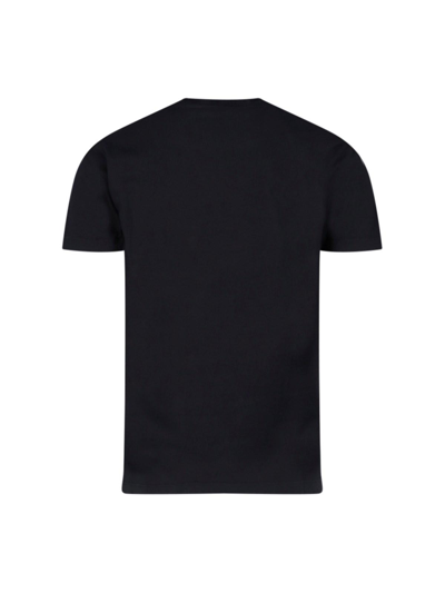 Stone Island Logo T-shirt In Black