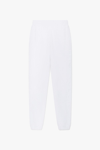 Moncler Cotton Jersey Logo Sweatpants In White