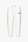 Moncler White Track Pants In White