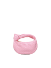 Bottega Veneta Micro Candy Jodie Woven Zipper Handbag In Ribbon