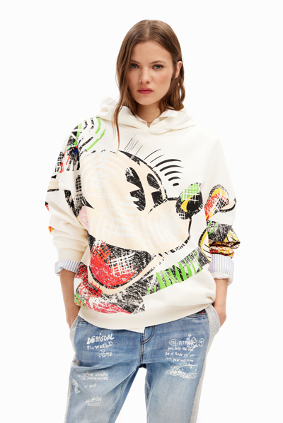DESIGUAL OVERSIZE MICKEY MOUSE HOODIE