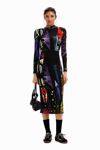 DESIGUAL M. CHRISTIAN LACROIX ARTY MIDI DRESS